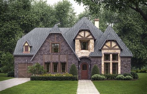 modern tudor style house plans|tudor house with master bedroom.